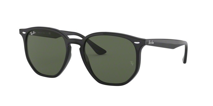 Sonnenbrillen Ray-Ban RB 4306 (601/71) farbe black form unregelmäßig gläser green