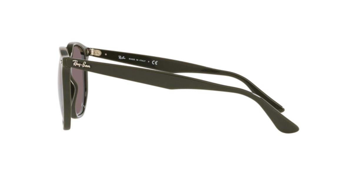 Sonnenbrillen Ray-Ban RB 4306 (65757N) farbe military green form unregelmäßig gläser violet