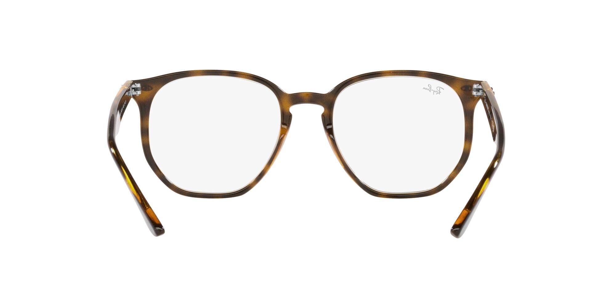 Sunglasses Ray-Ban RB 4306 (710/M1) color havana chiaro shape irregular lenses transitions® g-15 trasparente/verde