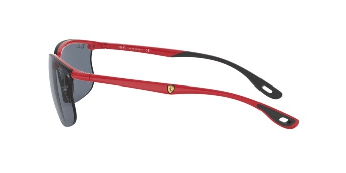 Sonnenbrillen Ray-Ban Scuderia Ferrari Collection RB 4322M (F62387) farbe red form unregelmäßig gläser dark grey