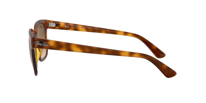 Sonnenbrillen Ray-Ban RB 4323 (647551) farbe yellow light havana form quadratisch gläser clear gradient brown