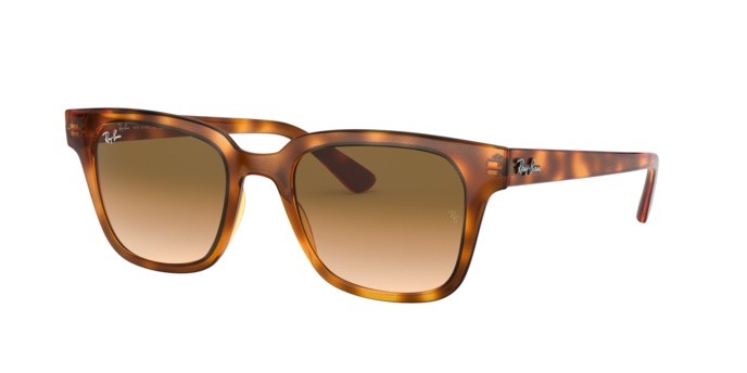 Sonnenbrillen Ray-Ban RB 4323 (647551) farbe yellow light havana form quadratisch gläser clear gradient brown
