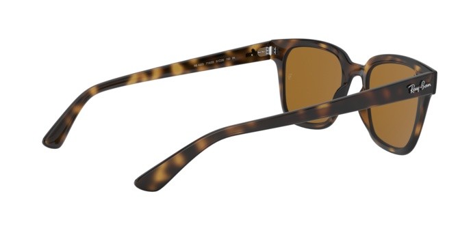Occhiali da sole Ray-Ban RB 4323 (710/33) colore havana forma quadrato lenti brown