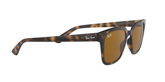 Occhiali da sole Ray-Ban RB 4323 (710/33) colore havana forma quadrato lenti brown