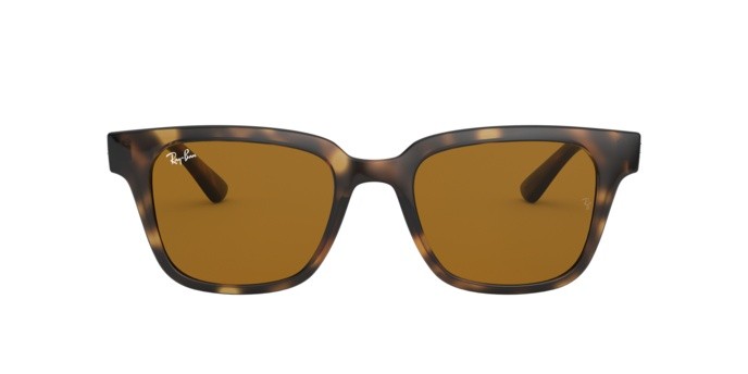 Occhiali da sole Ray-Ban RB 4323 (710/33) colore havana forma quadrato lenti brown