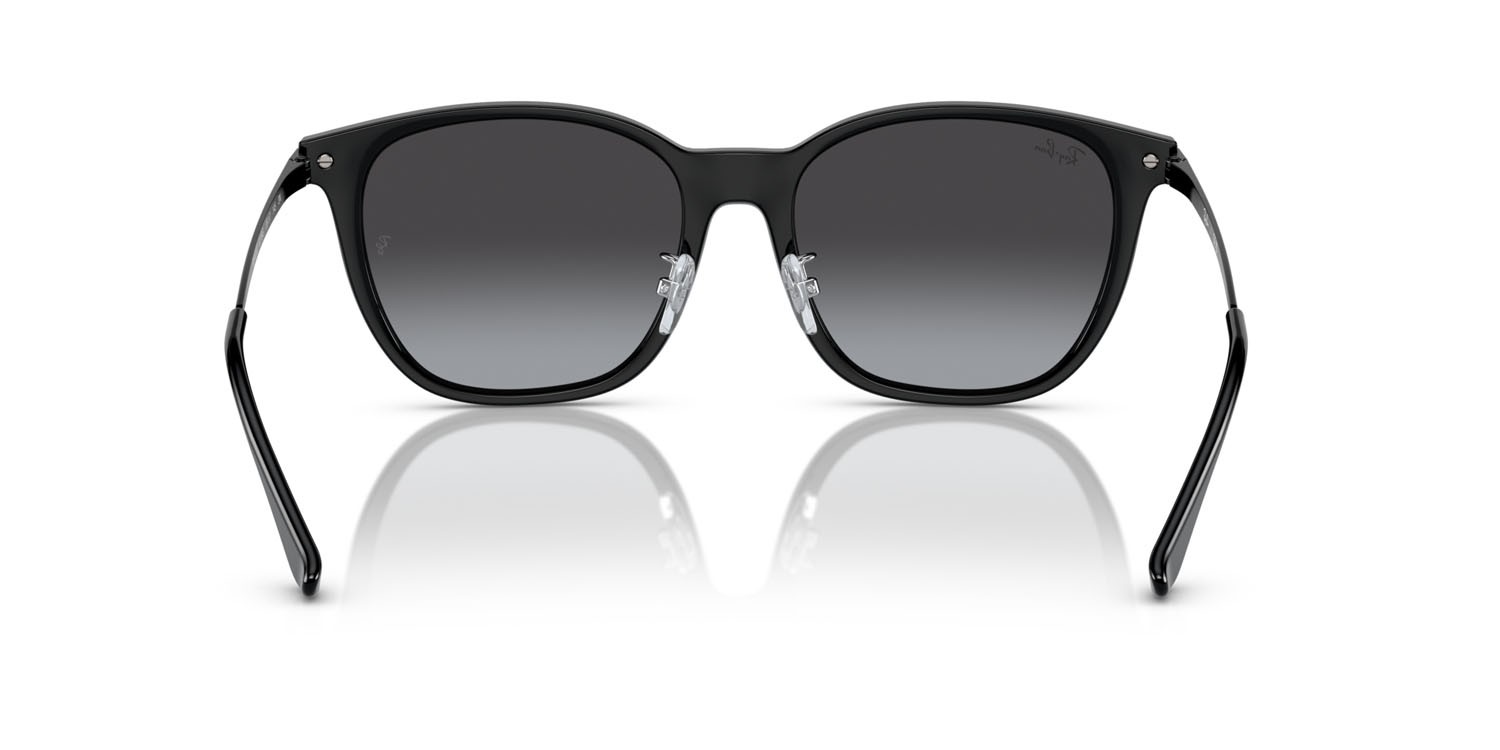Sonnenbrillen Ray-Ban RB 4333D (601/8G) farbe nero form quadratisch gläser grigio