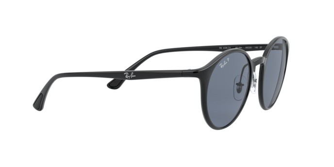 Sunglasses Ray-Ban RB 4336CH (601/BA) color black shape pantos lenses blue