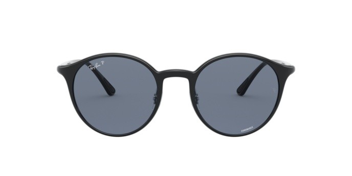 Sunglasses Ray-Ban RB 4336CH (601/BA) color black shape pantos lenses blue