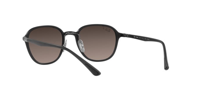 Sonnenbrillen Ray-Ban Chromance RB 4341CH (601S5J) farbe sanding black form quadratisch gläser grey mir grey gradient polar