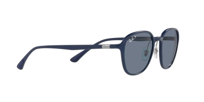 Sonnenbrillen Ray-Ban Chromance RB 4341CH (6331BA) farbe sanding dark blue form quadratisch gläser blue polar