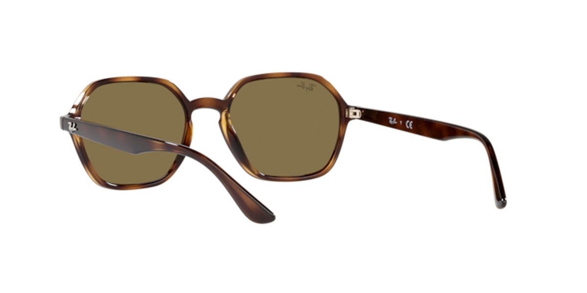 Sonnenbrillen Ray-Ban RB 4361 (710/73) farbe havana form unregelmäßig gläser dark brown