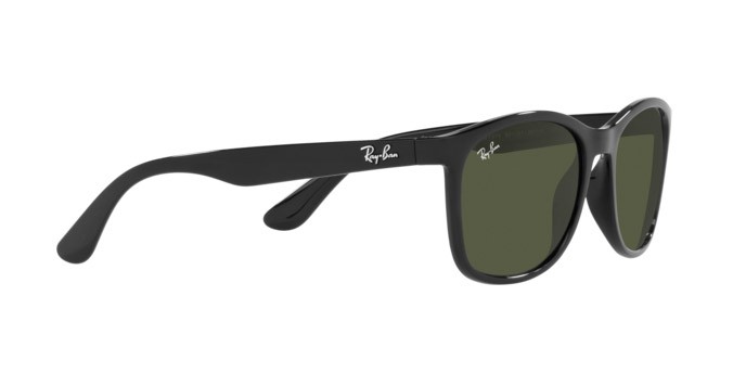 Sonnenbrillen Ray-Ban RB 4374 (601/31) farbe black form quadratisch gläser green