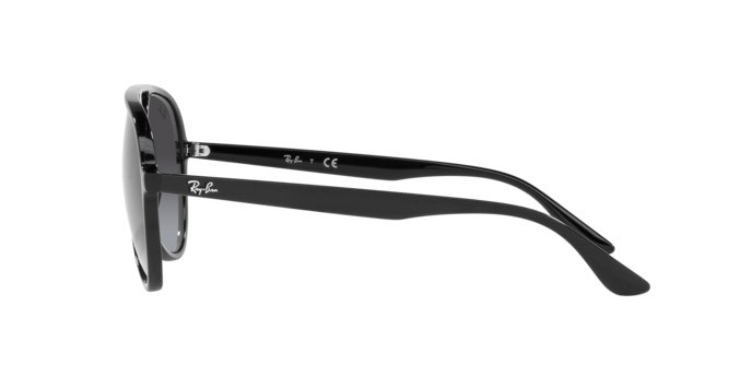 Sunglasses Ray-Ban RB 4376 (601/8G) color black shape aviator lenses grey gradient