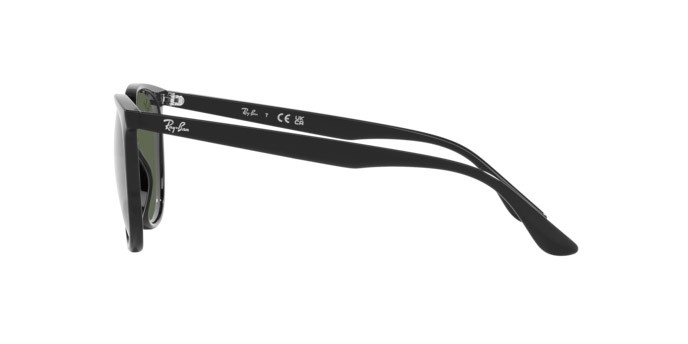 Sonnenbrillen Ray-Ban RB 4378 (601/71) farbe nero form quadratisch gläser verde scuro