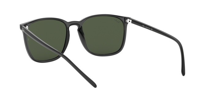 Sonnenbrillen Ray-Ban RB 4387 (601/71) farbe black form pantos gläser green