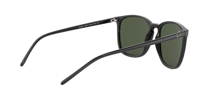 Sonnenbrillen Ray-Ban RB 4387 (601/71) farbe black form pantos gläser green