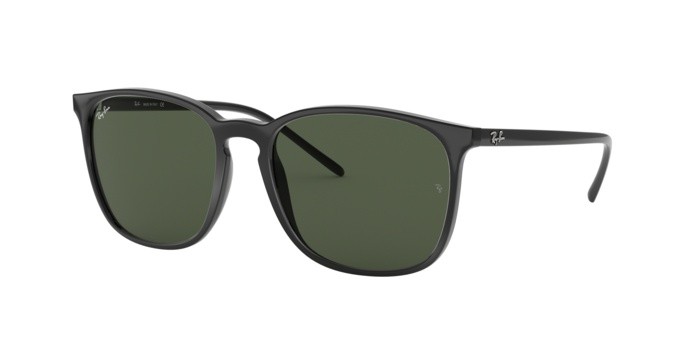Sonnenbrillen Ray-Ban RB 4387 (601/71) farbe black form pantos gläser green