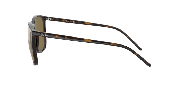 Sonnenbrillen Ray-Ban RB 4387F (902/73) farbe havana form quadratisch gläser brown
