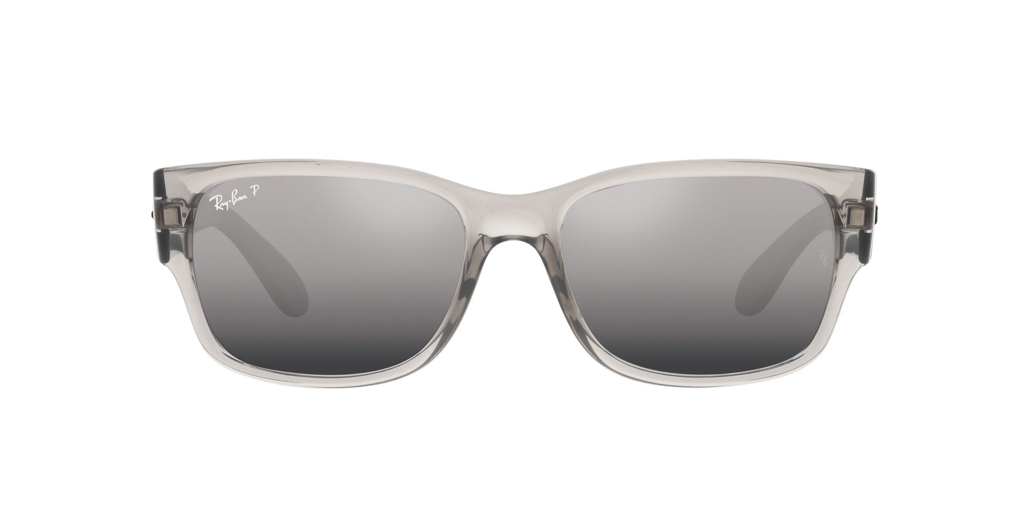Sonnenbrillen Ray-Ban RB 4388 (6647G3) farbe grigio trasparente form quadratisch gläser fumo