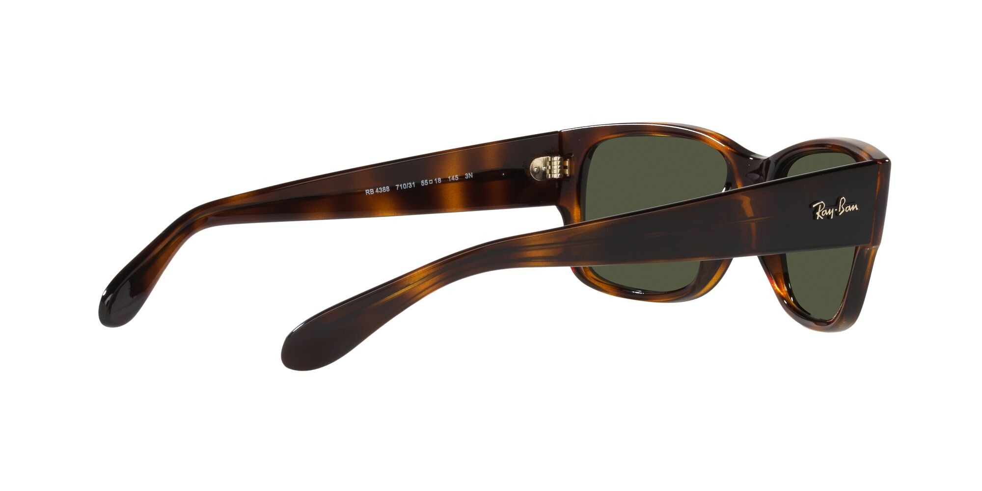 Sonnenbrillen Ray-Ban RB 4388 (710/31) farbe havana form quadratisch gläser verde