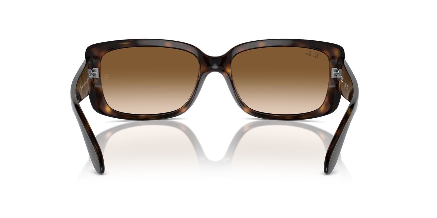 Sonnenbrillen Ray-Ban RB 4389 (710/51) farbe havana form quadratisch gläser marrone trasparente