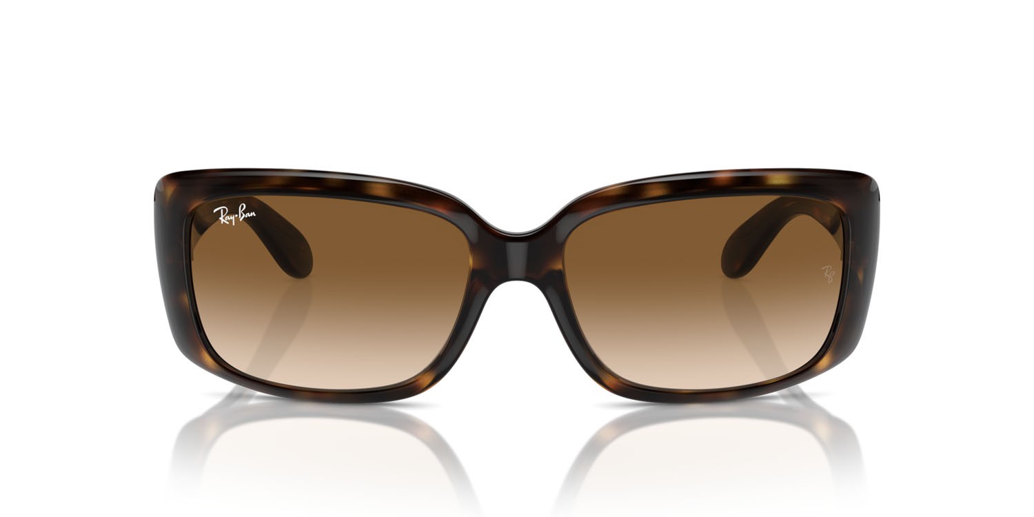 Sonnenbrillen Ray-Ban RB 4389 (710/51) farbe havana form quadratisch gläser marrone trasparente