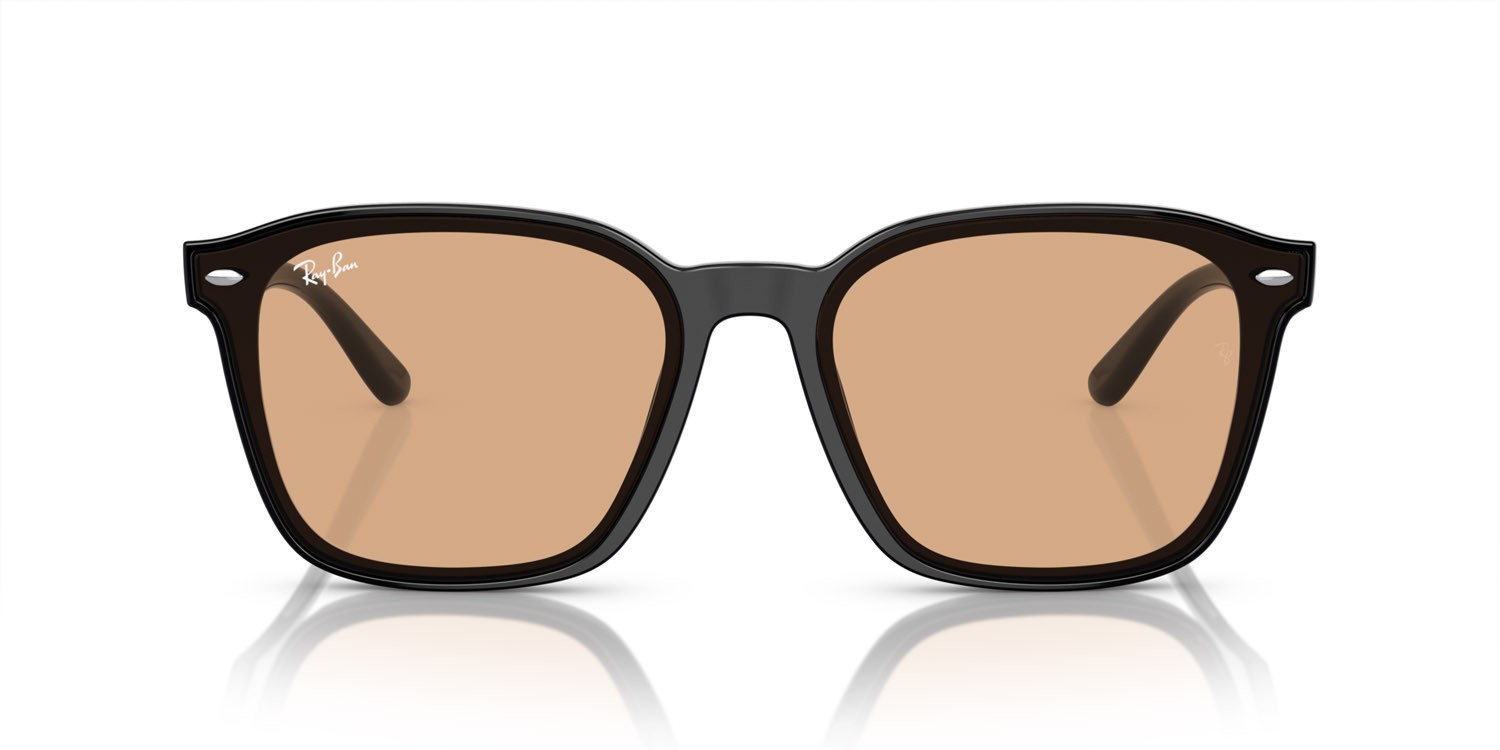 Sonnenbrillen Ray-Ban RB 4392D (601/93) farbe nero form quadratisch gläser marrone