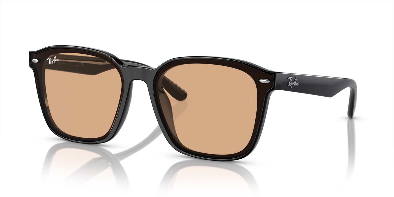 Sonnenbrillen Ray-Ban RB 4392D (601/93) farbe nero form quadratisch gläser marrone