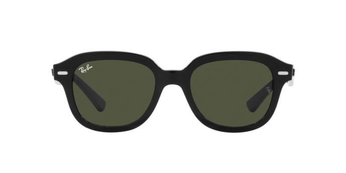 Sunglasses Ray-Ban Erik RB 4398 (901/31) color nero shape square lenses verde