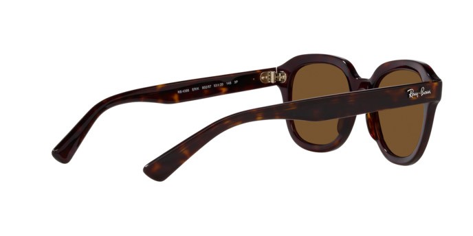 Sonnenbrillen Ray-Ban Erik RB 4398 (902/57) farbe havana form quadratisch gläser marrone