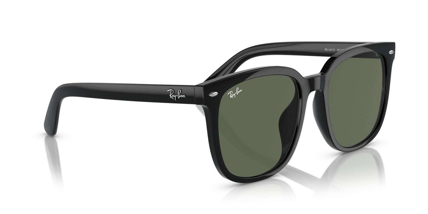 Sonnenbrillen Ray-Ban RB 4401D (601/71) farbe nero form quadratisch gläser verde scuro