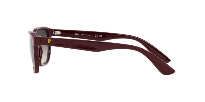 Sonnenbrillen Ray-Ban Scuderia Ferrari RB 4404M (F68511) farbe rosso scuro form unregelmäßig gläser grigio