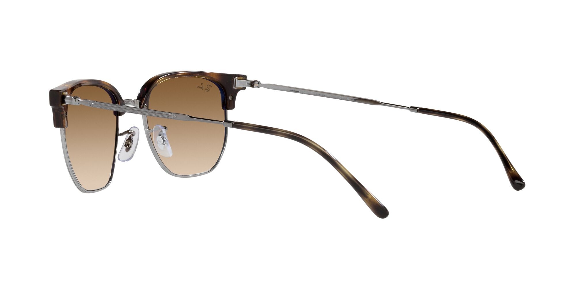 Sunglasses Ray-Ban New Clubmaster RB 4416 (710/51) color havana shape irregular lenses marrone sfumato