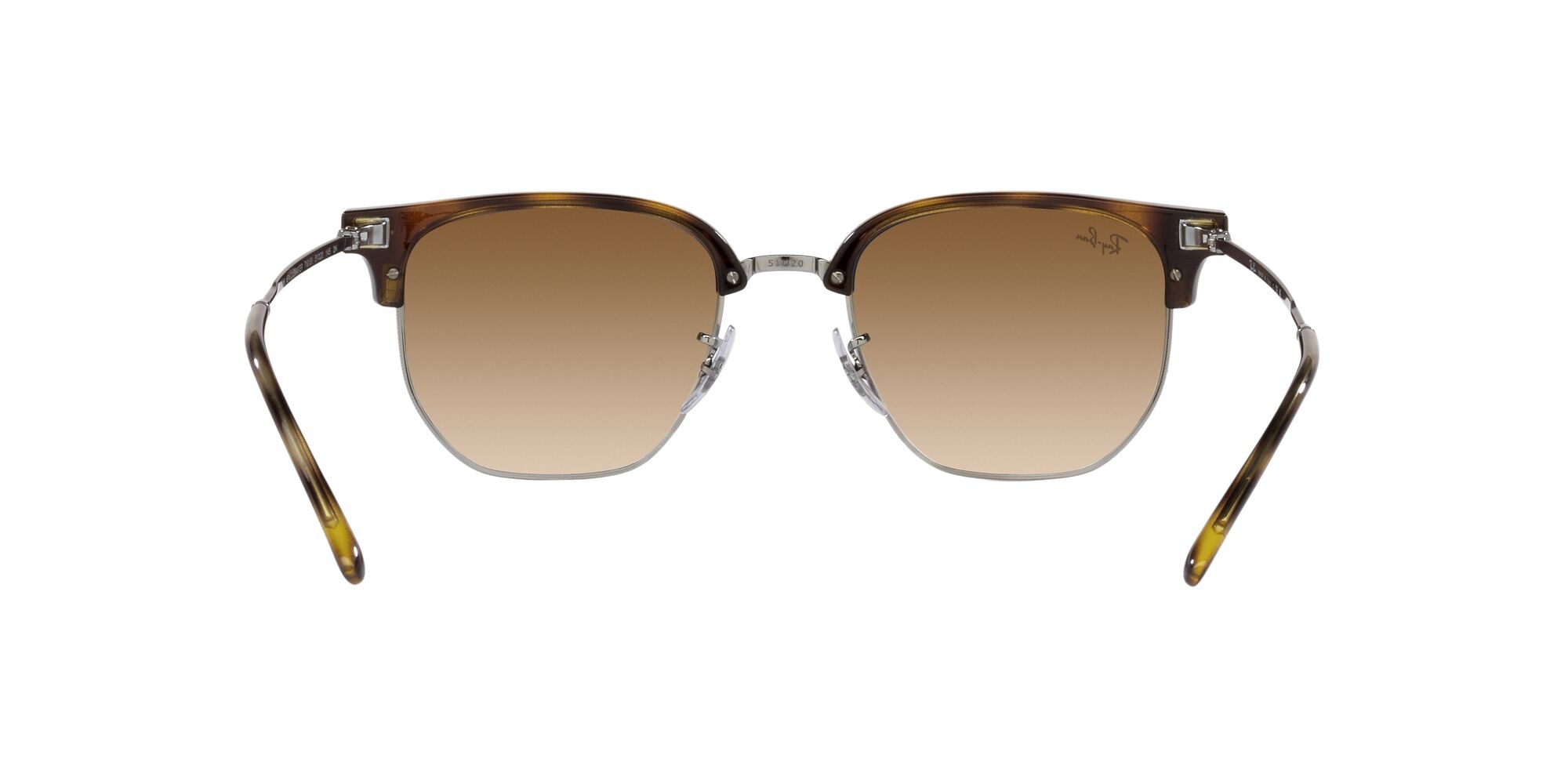 Sunglasses Ray-Ban New Clubmaster RB 4416 (710/51) color havana shape irregular lenses marrone sfumato