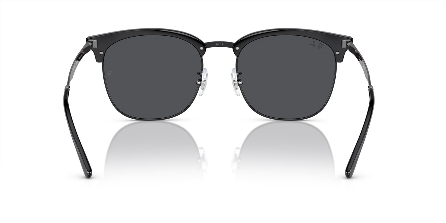 Sonnenbrillen Ray-Ban RB 4418D (673487) farbe nero su nero form quadratisch gläser grigio scuro
