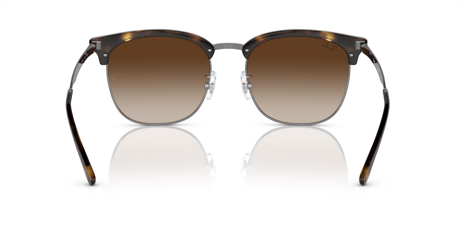 Sonnenbrillen Ray-Ban RB 4418D (710/13) farbe havana su gunmetal form quadratisch gläser marrone
