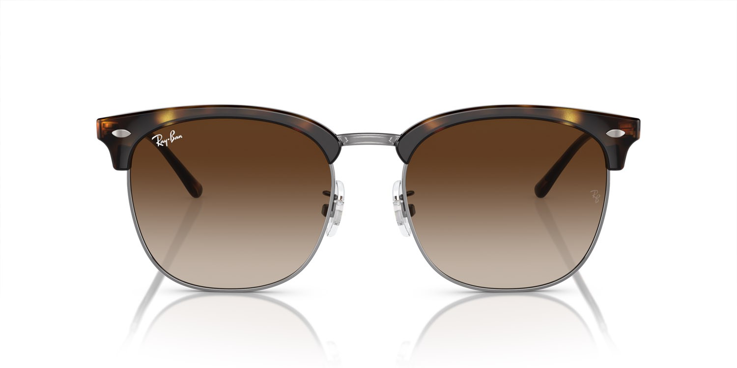 Sonnenbrillen Ray-Ban RB 4418D (710/13) farbe havana su gunmetal form quadratisch gläser marrone
