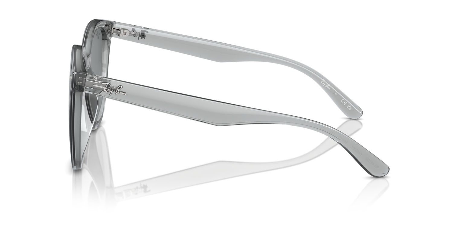 Sonnenbrillen Ray-Ban RB 4423D (645087) farbe grigio trasparente form quadratisch gläser marrone scuro