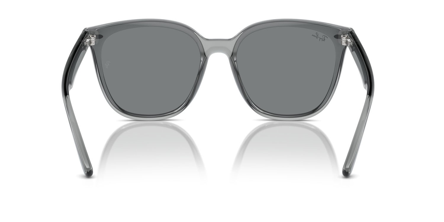 Sonnenbrillen Ray-Ban RB 4423D (645087) farbe grigio trasparente form quadratisch gläser marrone scuro