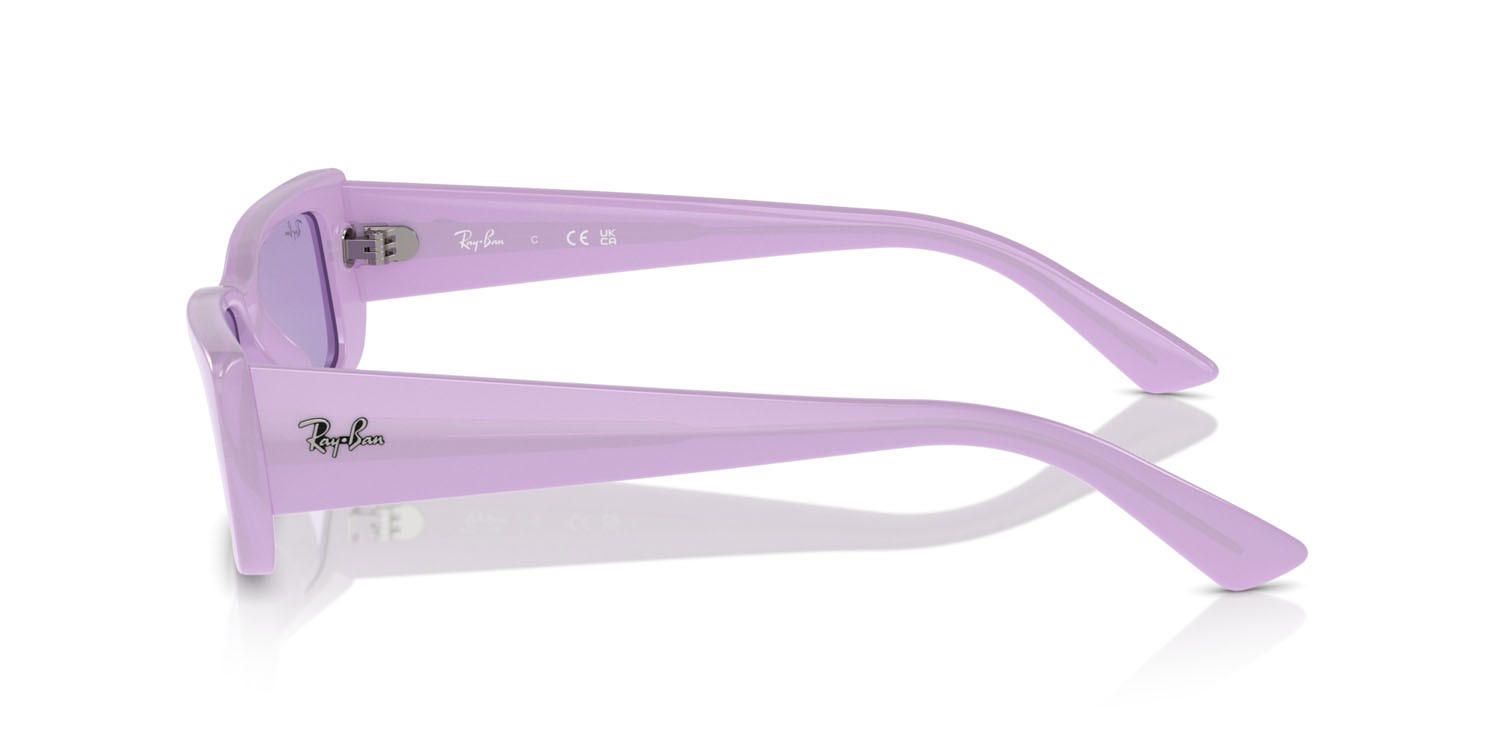 Sonnenbrillen Ray-Ban Teru RB 4425 (67581A) farbe lilla form rechteckig gläser viola