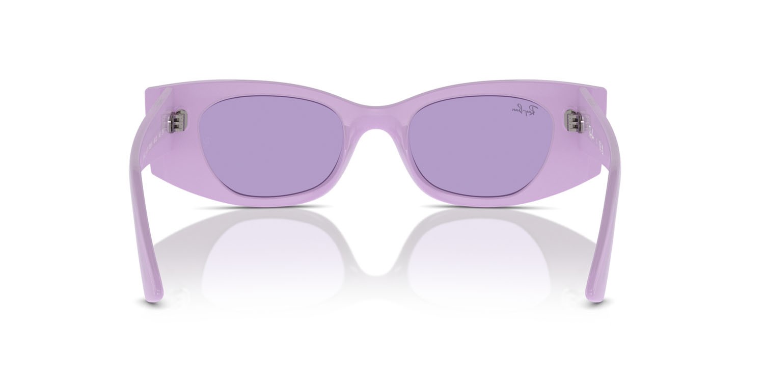 Sunglasses Ray-Ban Kat RB 4427 (67581A) color lilla shape irregular lenses viola