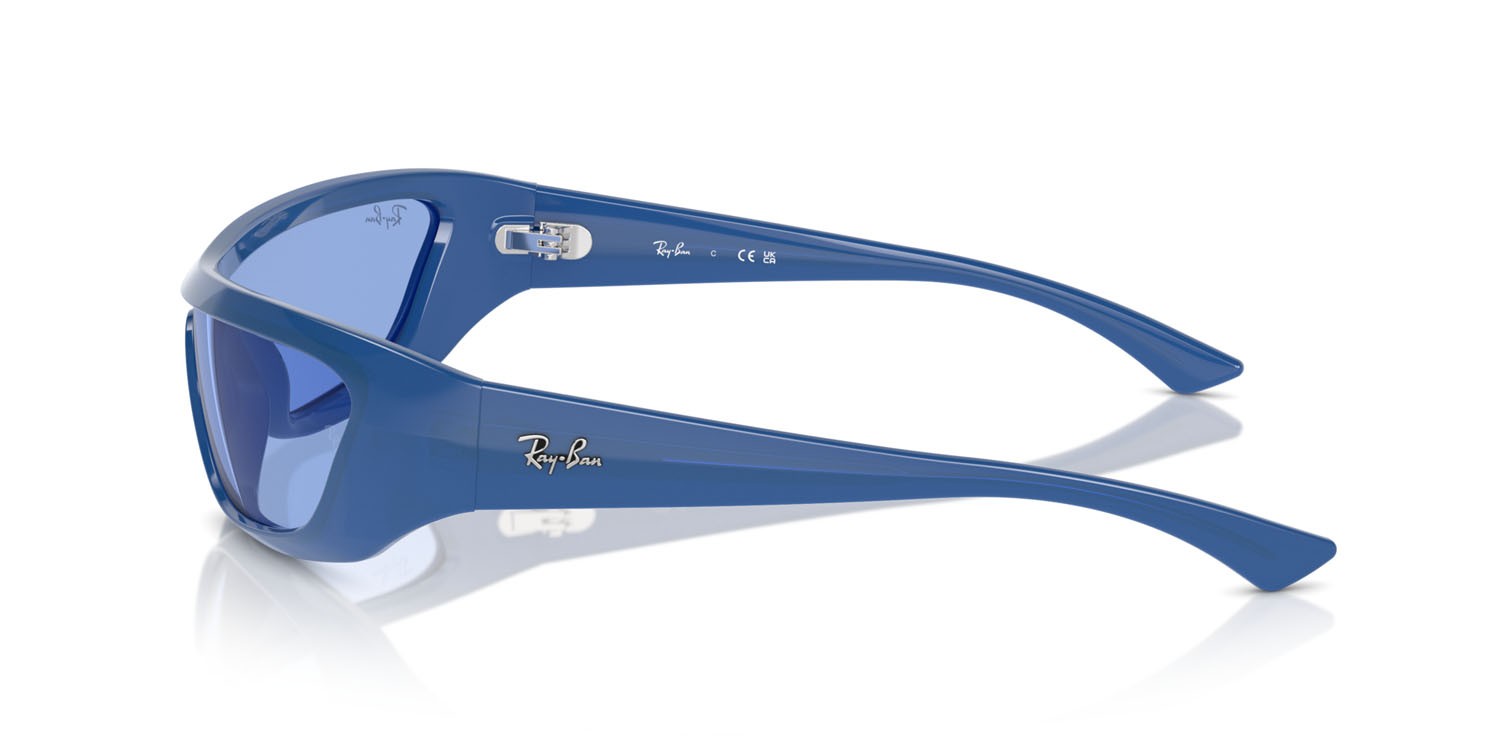 Sunglasses Ray-Ban Xan RB 4431 (676180) color electric blue shape irregular lenses blu