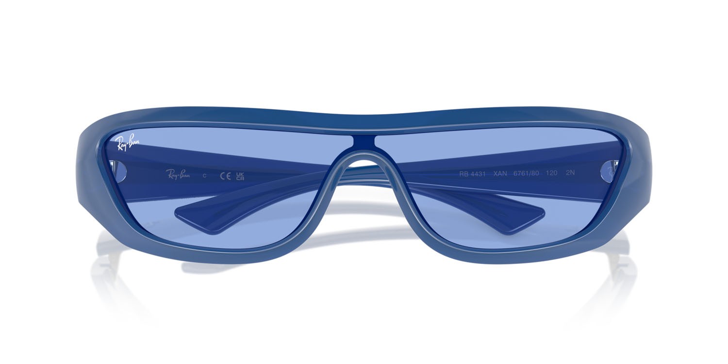 Sunglasses Ray-Ban Xan RB 4431 (676180) color electric blue shape irregular lenses blu