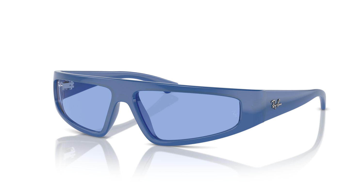 Sunglasses Ray-Ban Izaz RB 4432 (676180) color electric blue shape irregular lenses blu