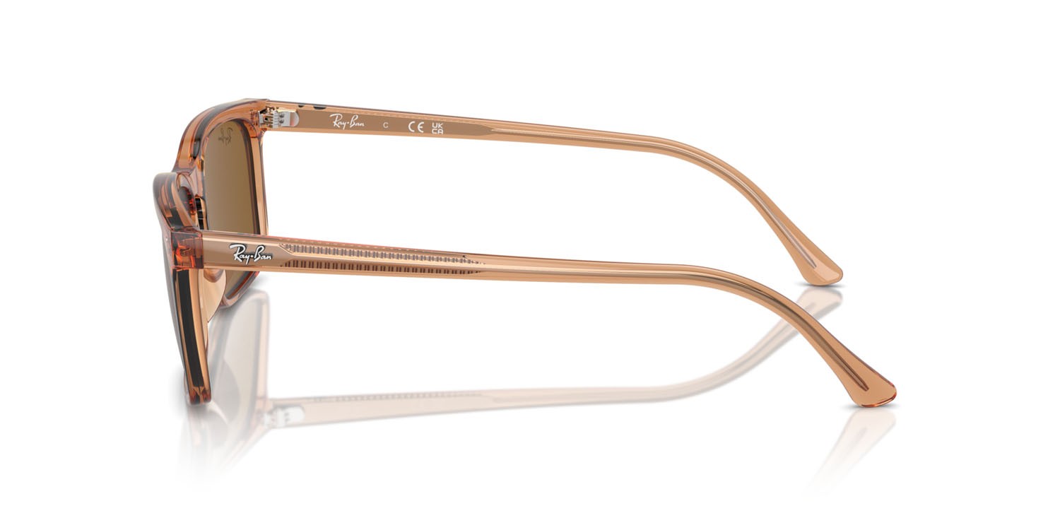 Sonnenbrillen Ray-Ban RB 4435 (676433) farbe marrone trasparente form rechteckig gläser marrone