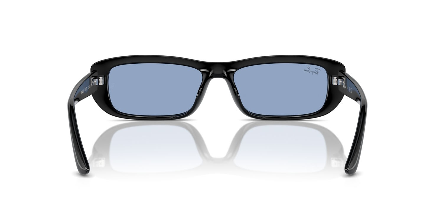 Sonnenbrillen Ray-Ban RB 4436D (667772) farbe nero form quadratisch gläser azzurro