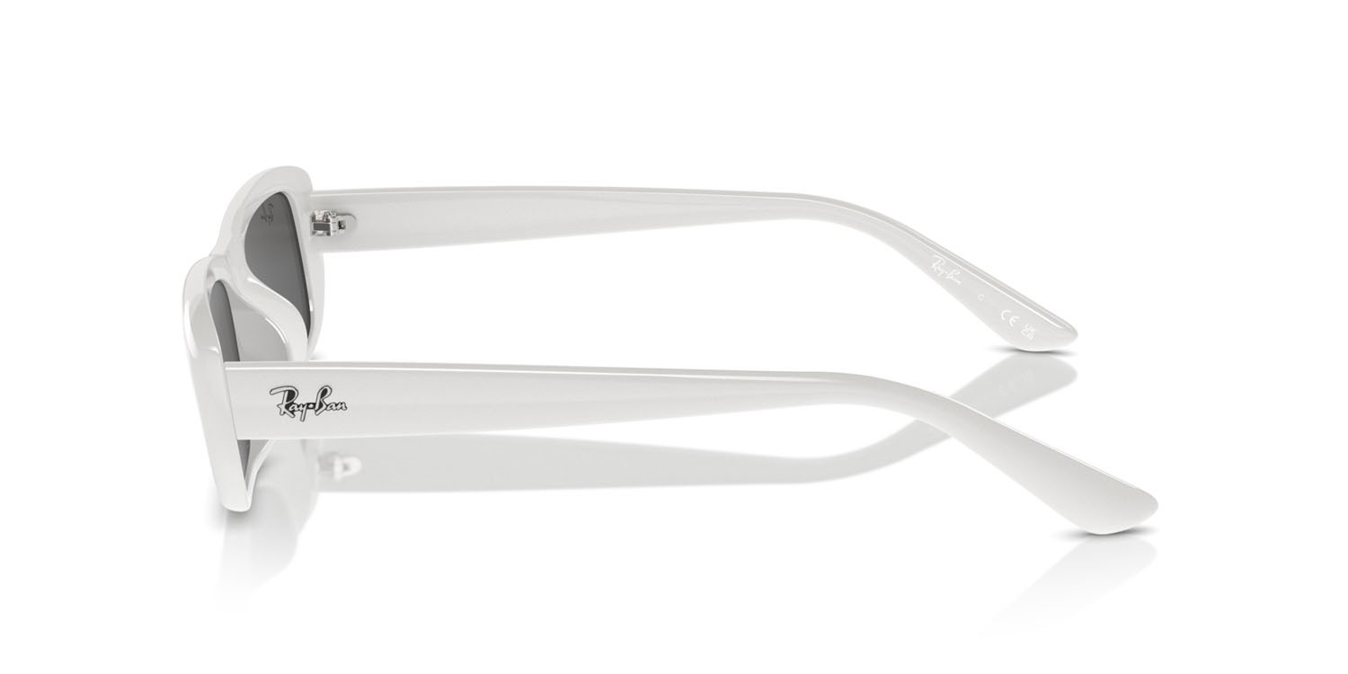 Sonnenbrillen Ray-Ban RB 4436D (677287) farbe bianco form quadratisch gläser grigio scuro