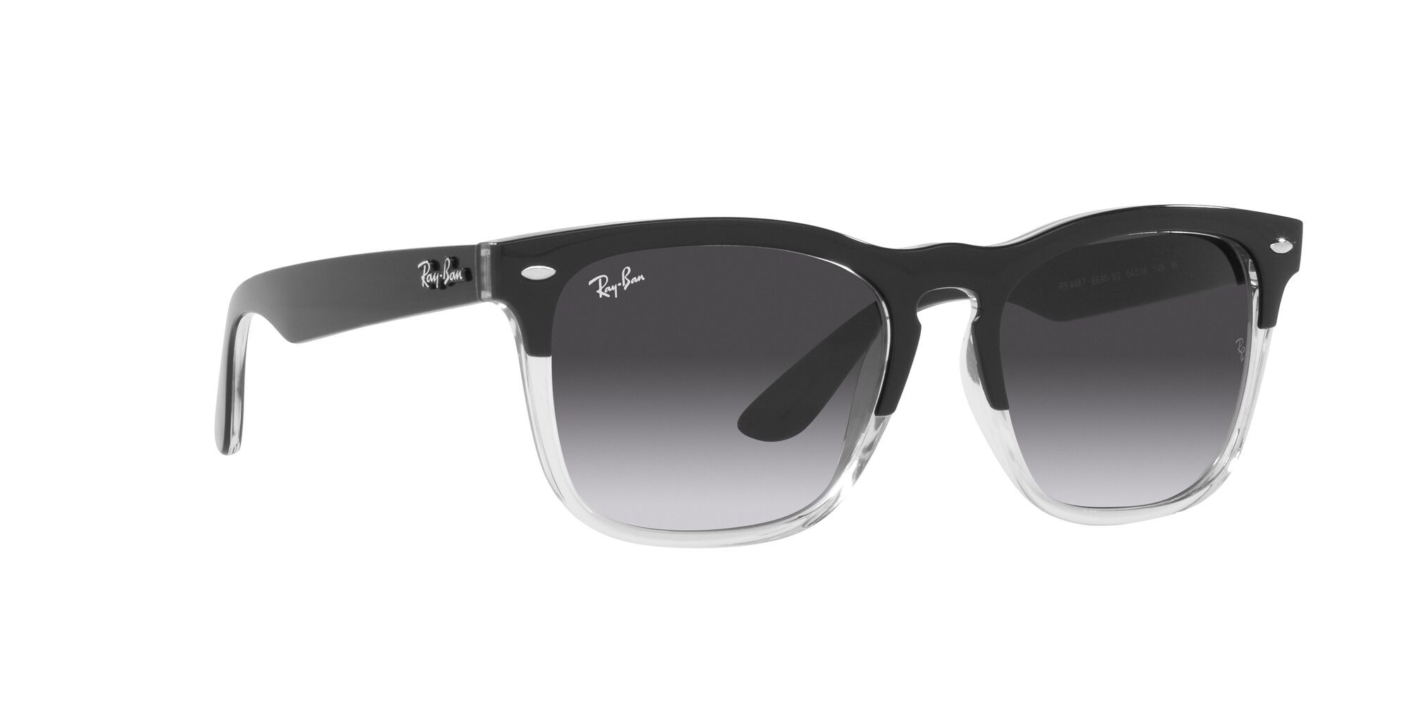 Sonnenbrillen Ray-Ban Steve RB 4487 (66308G) farbe nero form quadratisch gläser blu