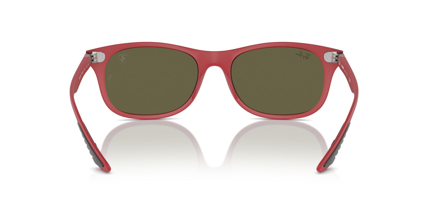 Sonnenbrillen Ray-Ban Scuderia Ferrari RB 4607M (F62830) farbe rosso form quadratisch gläser verde