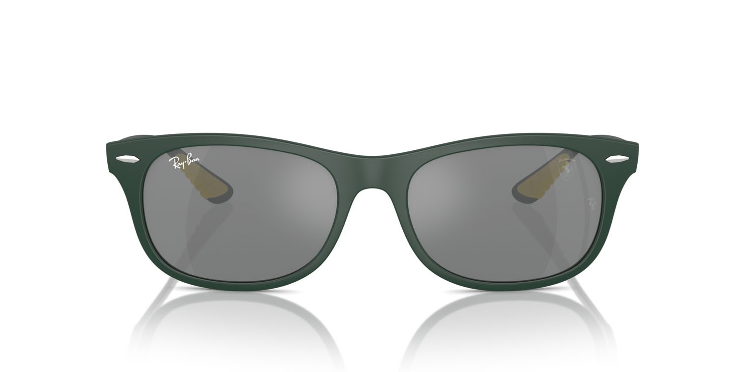 Sonnenbrillen Ray-Ban Scuderia Ferrari RB 4607M (F6996G) farbe verde form quadratisch gläser grigio
